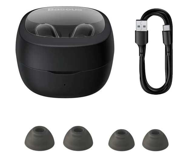 Baseus Bowie WM02 True Wireless Earphones black - 1266425 - zdjęcie 4